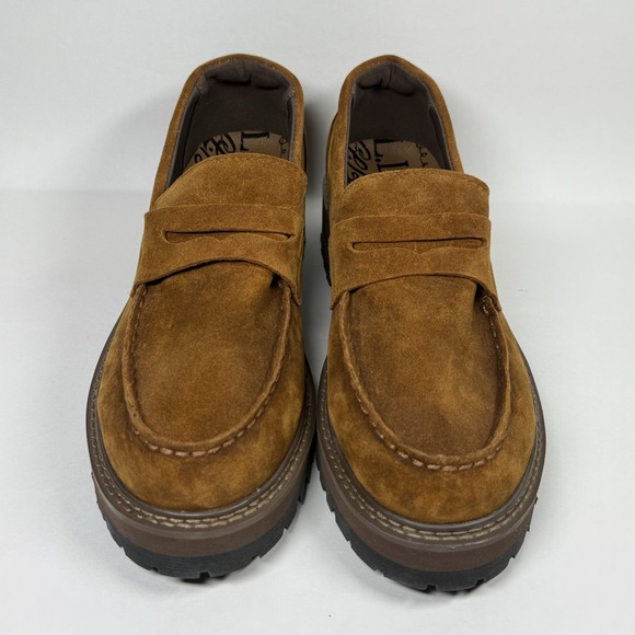 NEW L.L. Bean Women's Size 6.5 M Brown Suede Camden Hill Penny‎ Loafer Shoes - Picture 3 of 12